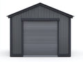 Abri de jardin abri métallique gris foncé acier ondulé 200x200x220 cm style moderne rangement extérieur sécurisé